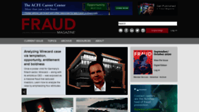 What Fraud-magazine.com website looked like in 2020 (3 years ago)