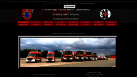 What Feuerwehr-scharrel.de website looked like in 2020 (3 years ago)