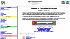 What Fourmilab.ch website looked like in 2020 (3 years ago)