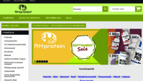 What Fittprotein.hu website looked like in 2020 (3 years ago)