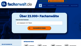 What Fachanwalt.de website looked like in 2020 (3 years ago)