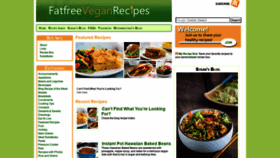 What Fatfreevegan.com website looked like in 2020 (3 years ago)