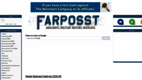 What Farposst.ru website looked like in 2020 (3 years ago)