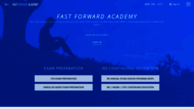 What Fastforwardacademy.com website looked like in 2020 (3 years ago)