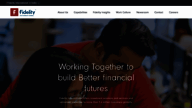 What Fidelity.co.in website looked like in 2020 (3 years ago)