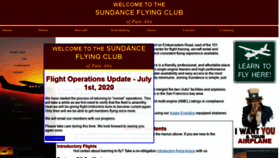 What Flysundance.org website looked like in 2020 (3 years ago)
