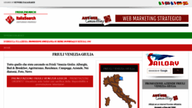 What Friulisearch.it website looked like in 2020 (3 years ago)