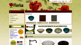 What Florisa.de website looked like in 2020 (3 years ago)