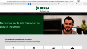 What Formation-dekra.fr website looked like in 2020 (3 years ago)