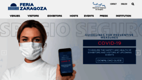 What Feriazaragoza.com website looked like in 2020 (3 years ago)
