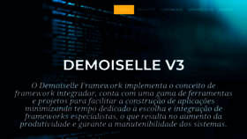 What Frameworkdemoiselle.gov.br website looked like in 2020 (3 years ago)