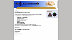 What Fgmmassage.nl website looked like in 2020 (3 years ago)