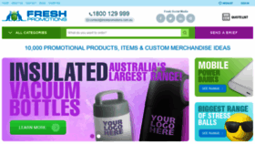 What Freshpromotions.com.au website looked like in 2020 (3 years ago)