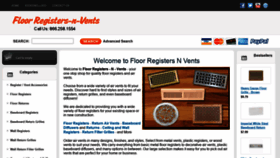 What Floorregisters-n-vents.com website looked like in 2020 (3 years ago)