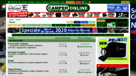 What Forum.camperonline.it website looked like in 2020 (3 years ago)