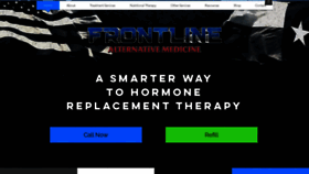 What Frontlinealternative.com website looked like in 2020 (3 years ago)