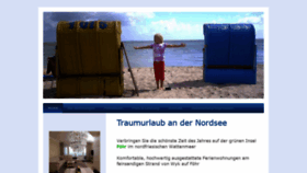 What Foehr-strand.de website looked like in 2020 (3 years ago)