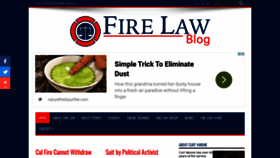 What Firelawblog.com website looked like in 2020 (3 years ago)
