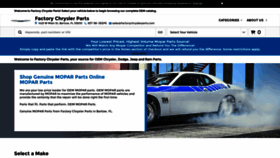 What Factorychryslerparts.com website looked like in 2020 (3 years ago)