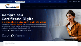 What Fecomercio-ms.com.br website looked like in 2020 (3 years ago)