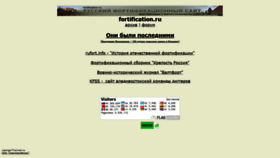 What Fortification.ru website looked like in 2020 (3 years ago)