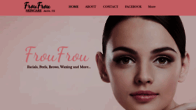 What Froufrouskin.com website looked like in 2020 (3 years ago)