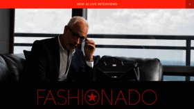 What Fashionado.net website looked like in 2020 (3 years ago)