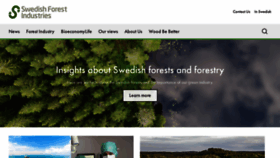 What Forestindustries.se website looked like in 2020 (3 years ago)