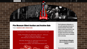 What Firemuseum.com website looked like in 2020 (3 years ago)