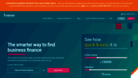 What Financer.co website looked like in 2020 (3 years ago)