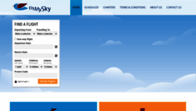 What Flymysky.co.nz website looked like in 2020 (3 years ago)