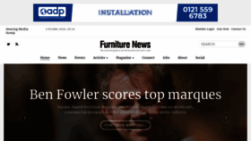 What Furniturenews.net website looked like in 2020 (3 years ago)