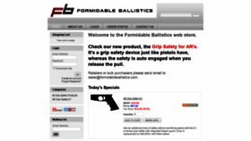 What Formidableballistics.com website looked like in 2020 (3 years ago)