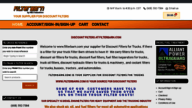 What Filterbarn.com website looked like in 2020 (3 years ago)