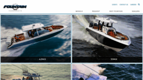 What Fountainpowerboats.com website looked like in 2020 (3 years ago)