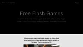 What Freeflashgames.mobi website looked like in 2020 (3 years ago)