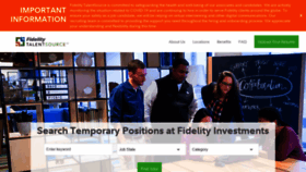 What Fidelitytalentsource.com website looked like in 2020 (3 years ago)