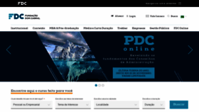 What Fdc.org.br website looked like in 2020 (3 years ago)