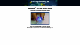 What Frontedgetechnology.com website looked like in 2020 (3 years ago)