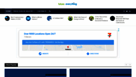 What Futureofeverything.io website looked like in 2020 (3 years ago)