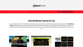 What Forwp.com website looked like in 2020 (3 years ago)