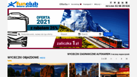 What Funclub.pl website looked like in 2020 (3 years ago)