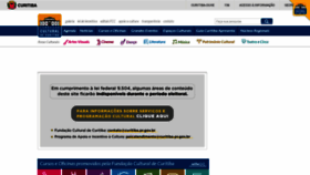 What Fundacaoculturaldecuritiba.com.br website looked like in 2020 (3 years ago)