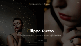 What Filipporusso.com website looked like in 2020 (3 years ago)