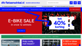 What Fietsenwinkel.nl website looked like in 2020 (3 years ago)