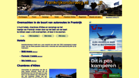 What Frankrijkonderweg.nl website looked like in 2020 (3 years ago)