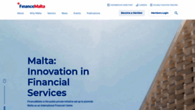 What Financemalta.org website looked like in 2020 (3 years ago)