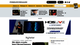 What Fiskejournalen.se website looked like in 2020 (3 years ago)