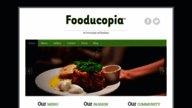 What Fooducopia.com website looked like in 2020 (3 years ago)