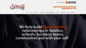 What Familylife.co.za website looked like in 2020 (3 years ago)